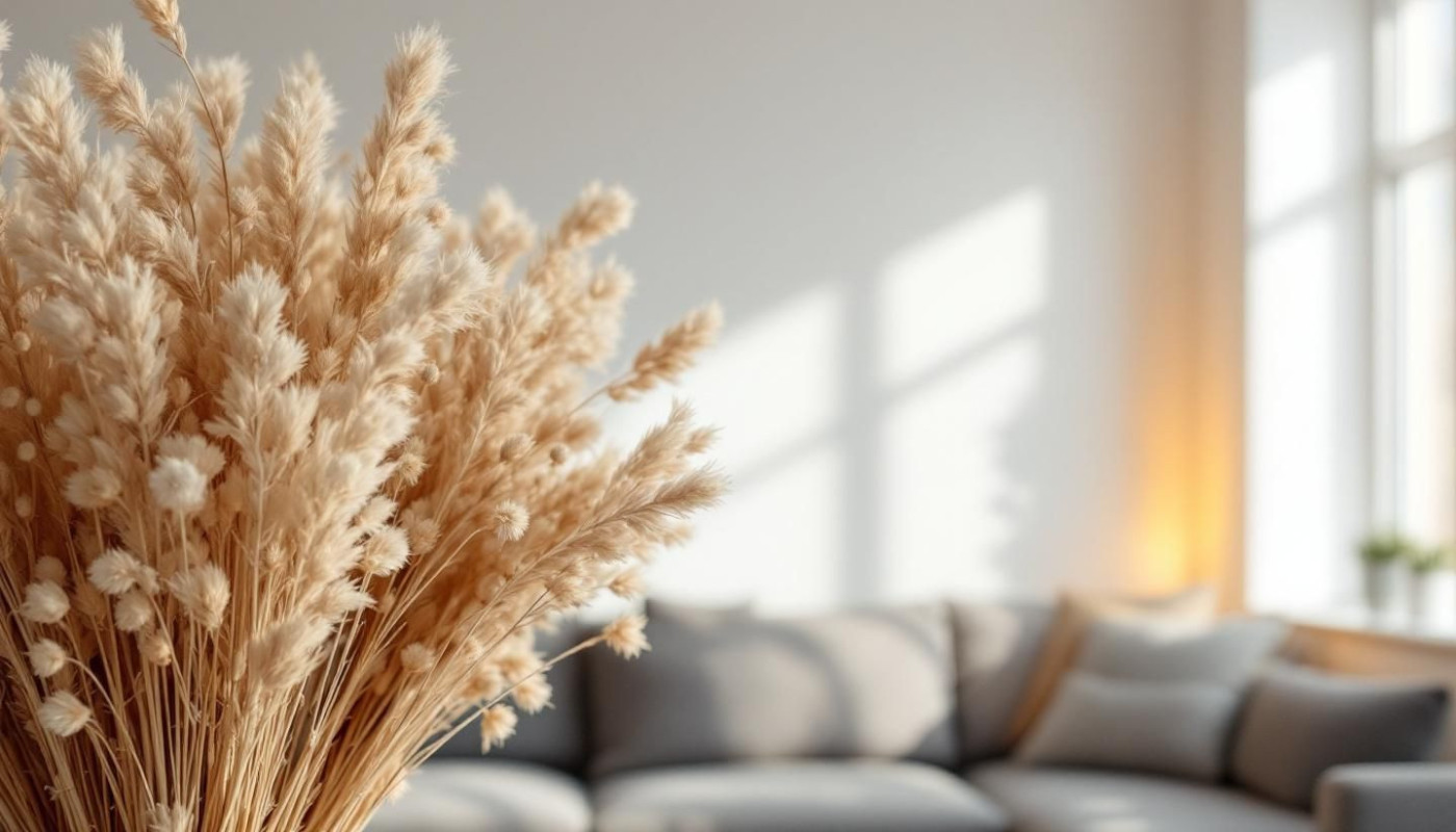 Les avantages surprenants des fleurs séchées dans la décoration moderne